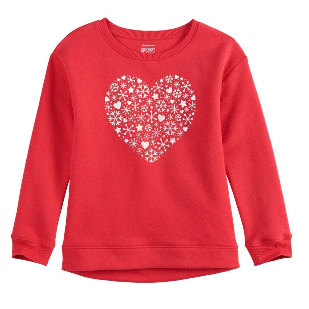 Holiday girls  fleece sweatshirt